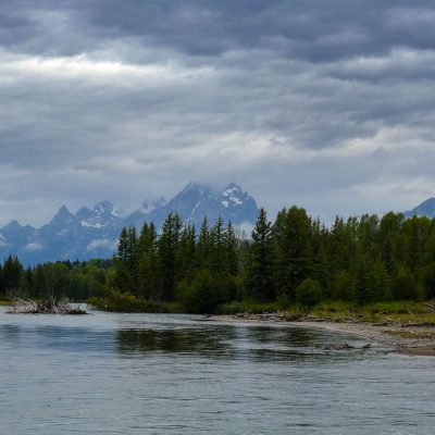 The Snake River is passing through Grand Teton