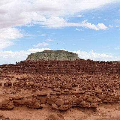 Interesting rocky formation at Goblin Valley State Park