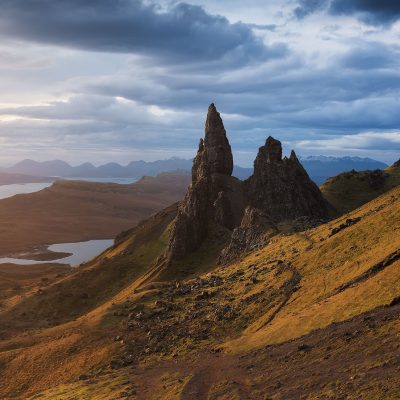 Old Man of Storr during sunrise