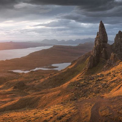 Old Man of Storr during sunrise