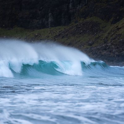 Waves at Talisker Bay beach