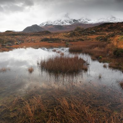 Cullin mountain range on Isle of Skye