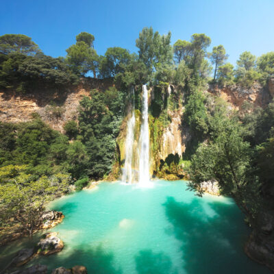 Sillans waterfall in Provence